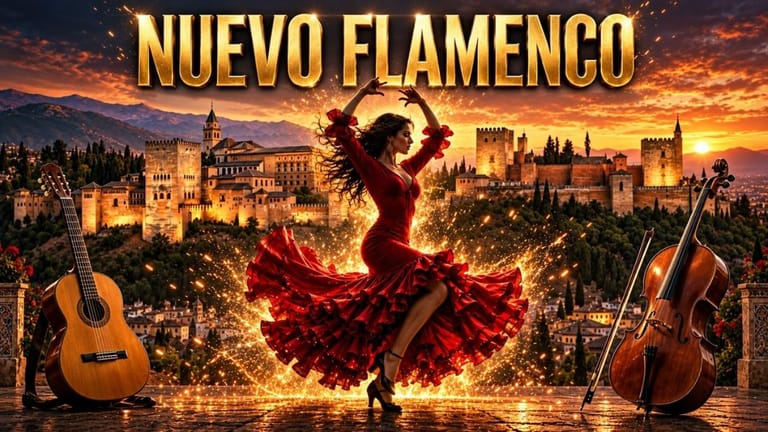 Nuevo Flamenco — Spanish Guitar and Cello, IGUNO cover art